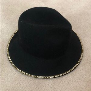 Zara Chain Rimmed Hat